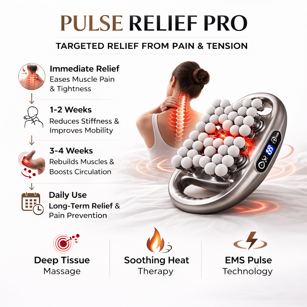 Esnora PulseRelief™ Pro – Advanced Deep Tissue Recovery Massager