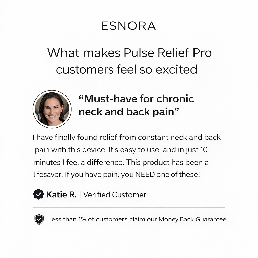 Esnora PulseRelief™ Pro – Advanced Deep Tissue Recovery Massager