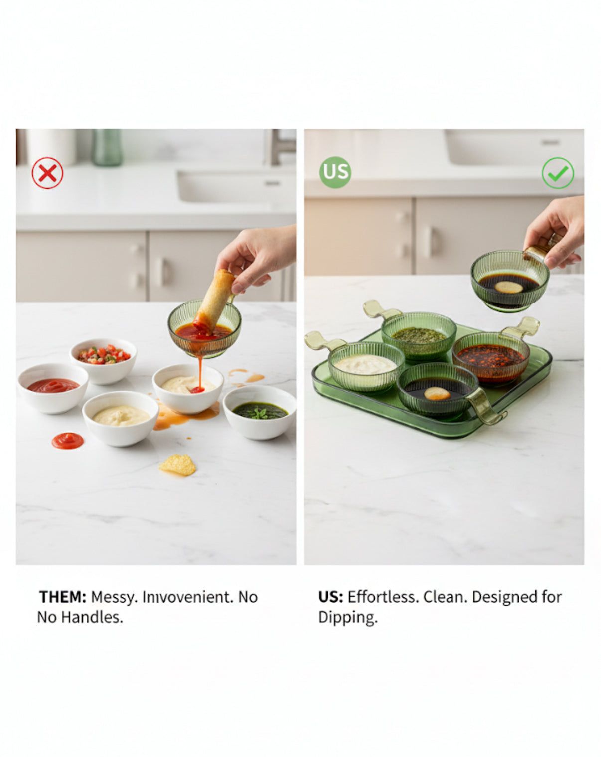 SavorPlate Dipping Set