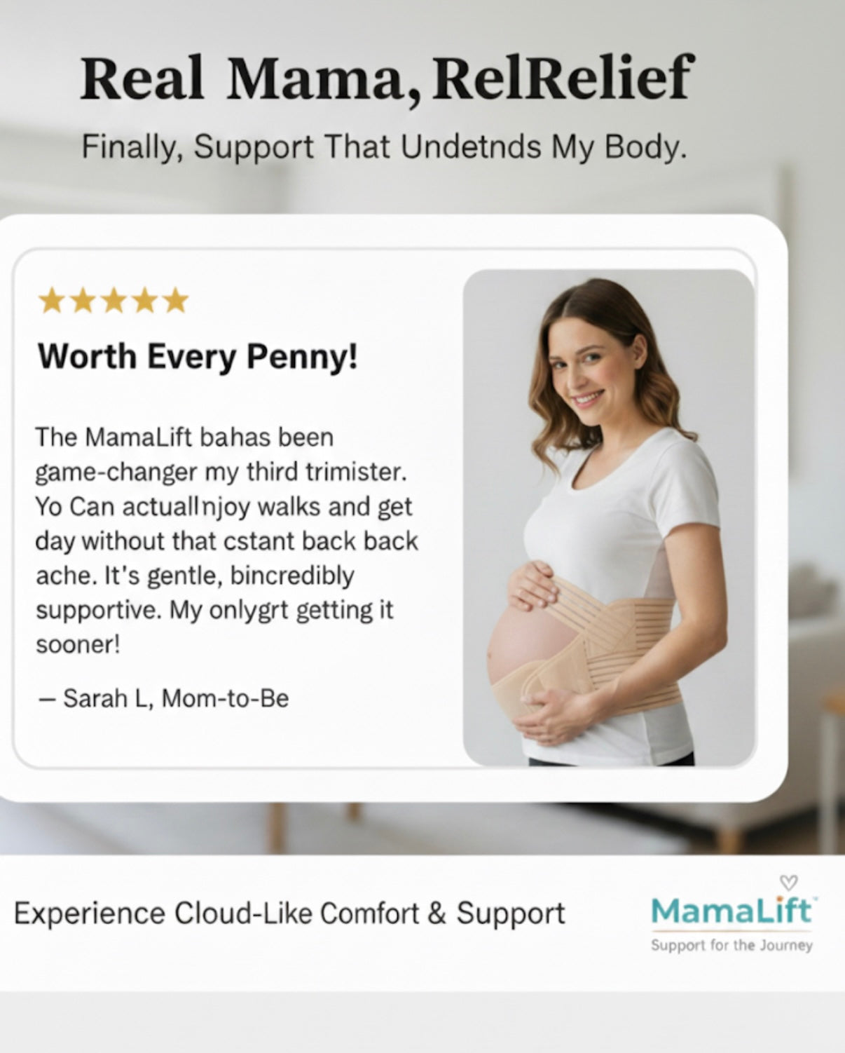 MamaLIft Pregnancy Support Belly Band